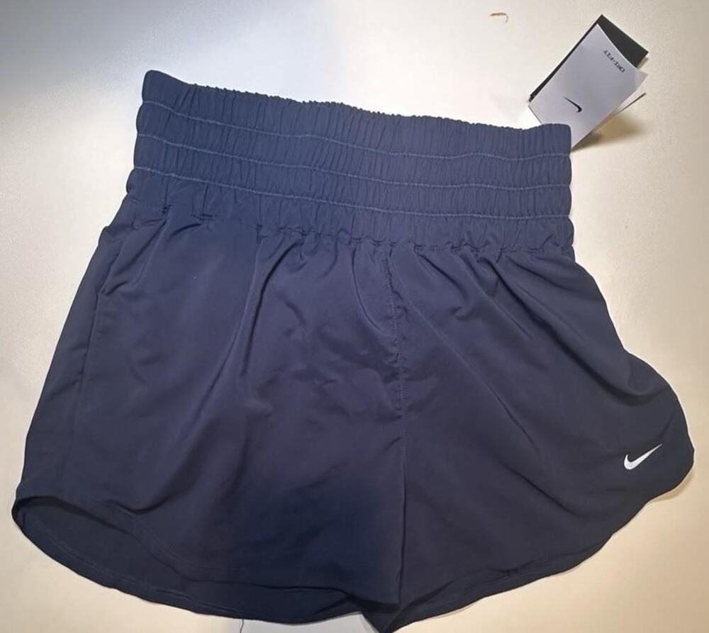 Nike Women's Dri-Fit High Waisted Shorts - Medium (M) - Blue - Brand New!